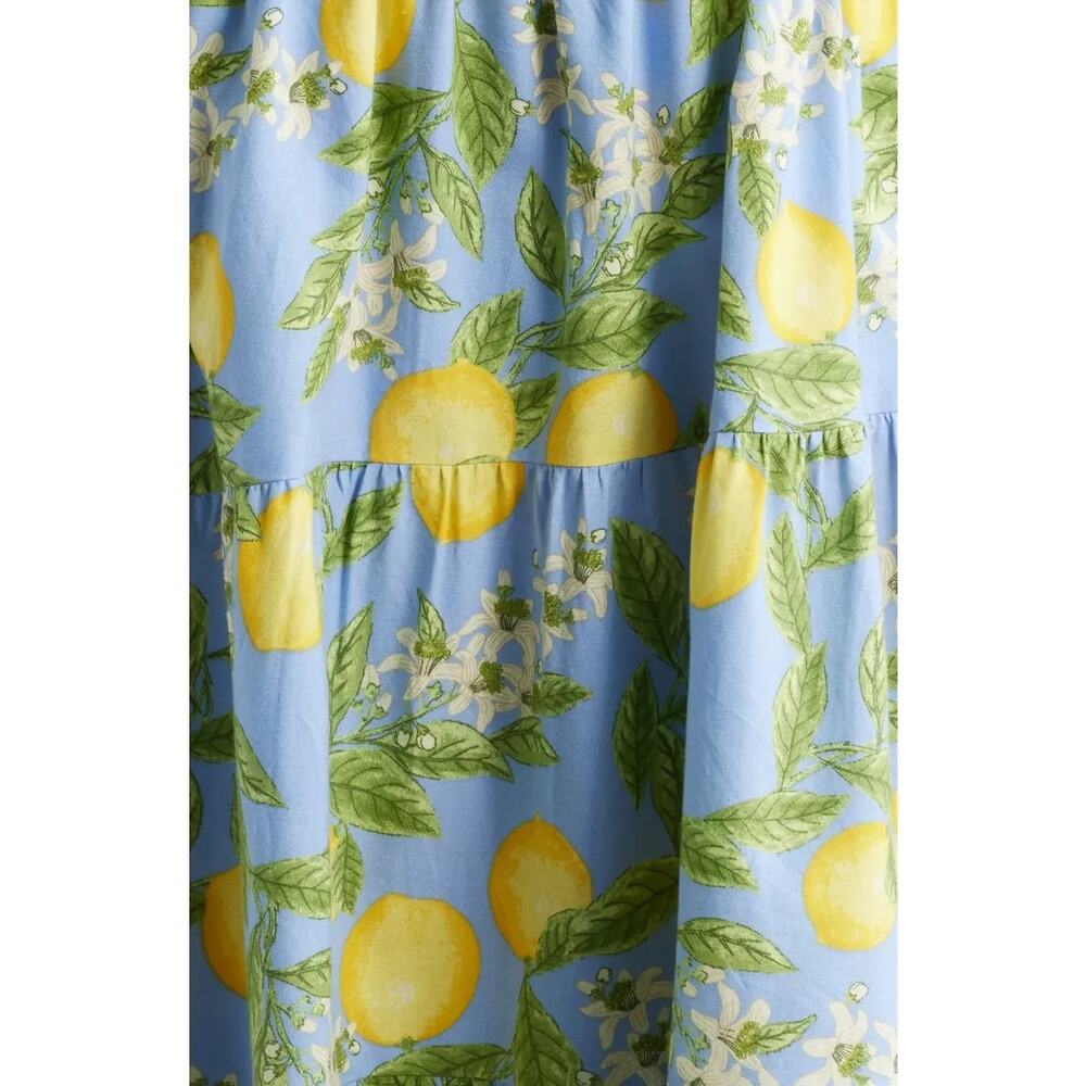 NWT Beachlunchlounge Alice Tiered Sundress Lemon Drop L - Picture 3 of 6